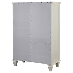 Sandy Beach Ivory Door Chest - furniture place usa