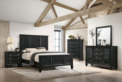 Sandy Beach Black Chest - furniture place usa
