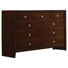 Serenity Brown California King Bed 4 Pc Set - furniture place usa