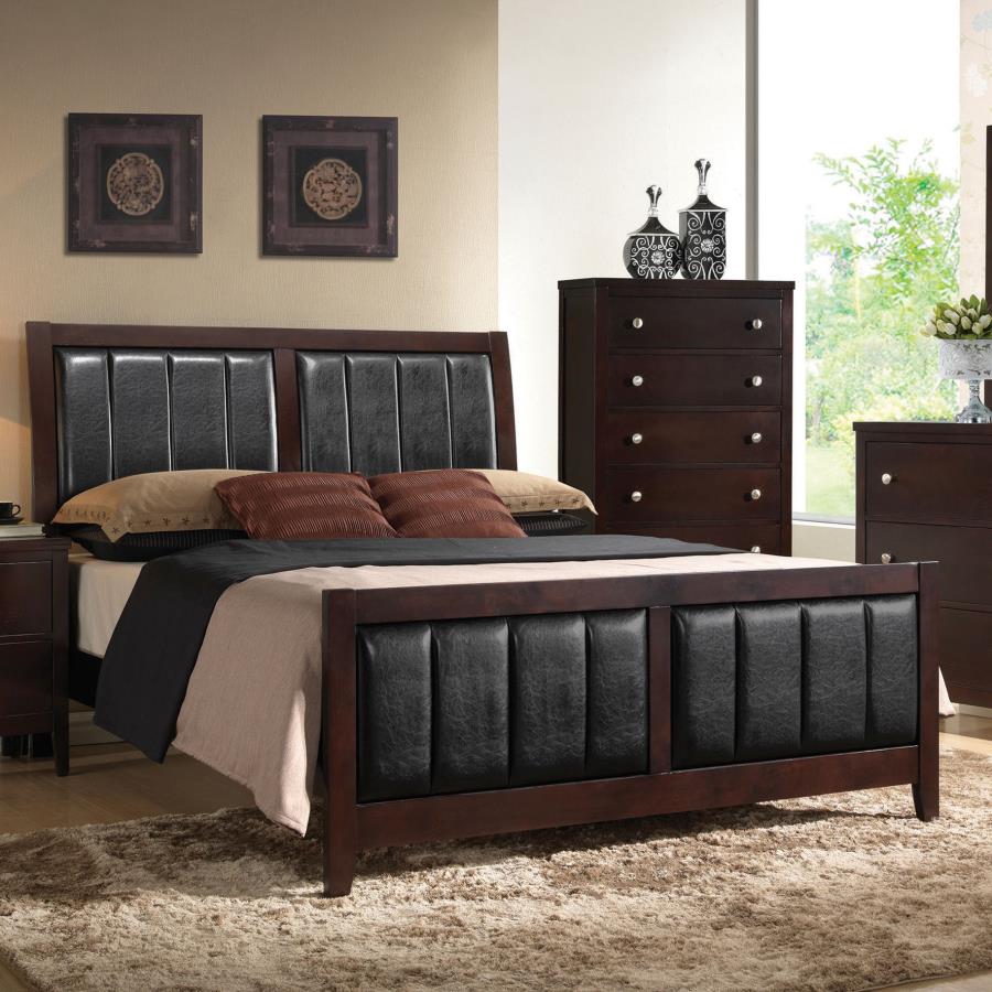 Carlton Brown California King Bed - furniture place usa