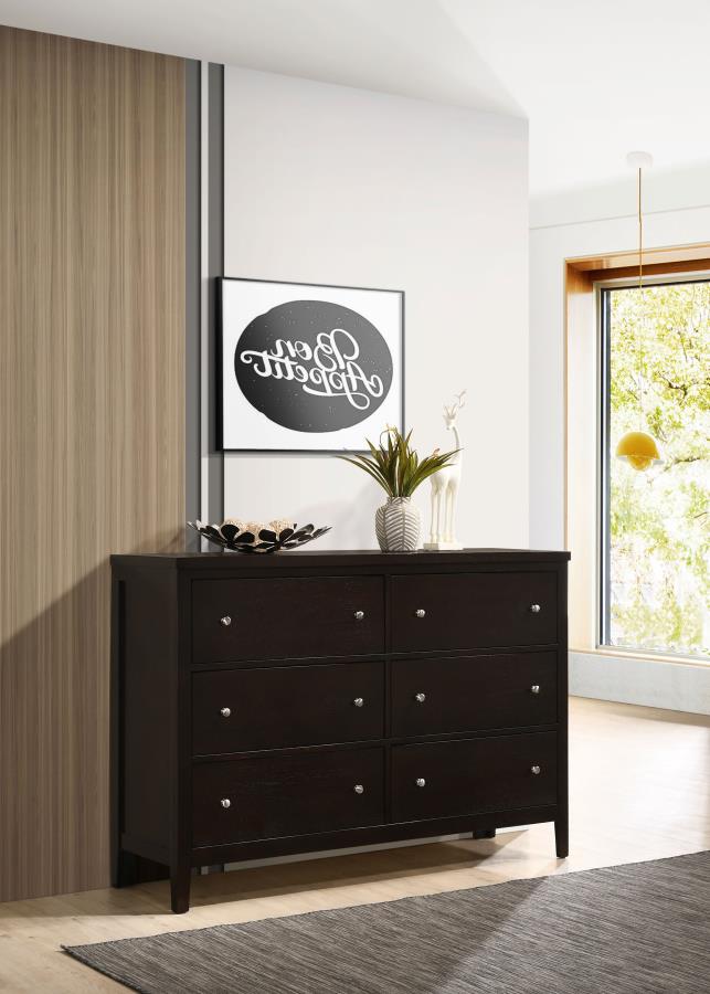 Carlton Brown Dresser - furniture place usa