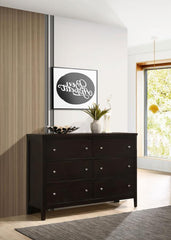 Carlton Brown Dresser - furniture place usa