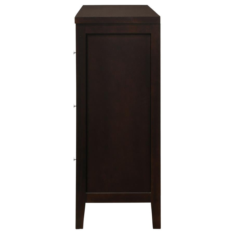 Carlton Brown Dresser - furniture place usa