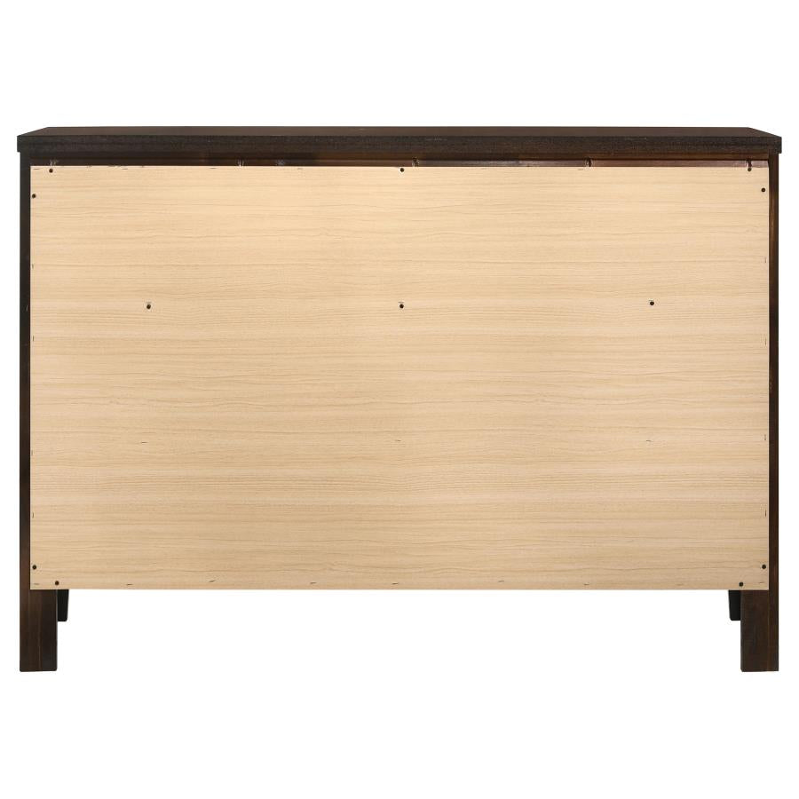 Carlton Brown Dresser - furniture place usa