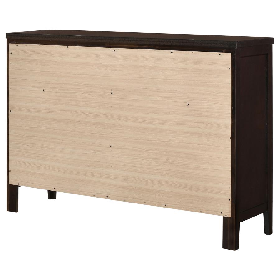 Carlton Brown Dresser - furniture place usa