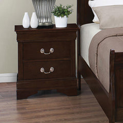 Louis Philippe Brown Nightstand - furniture place usa