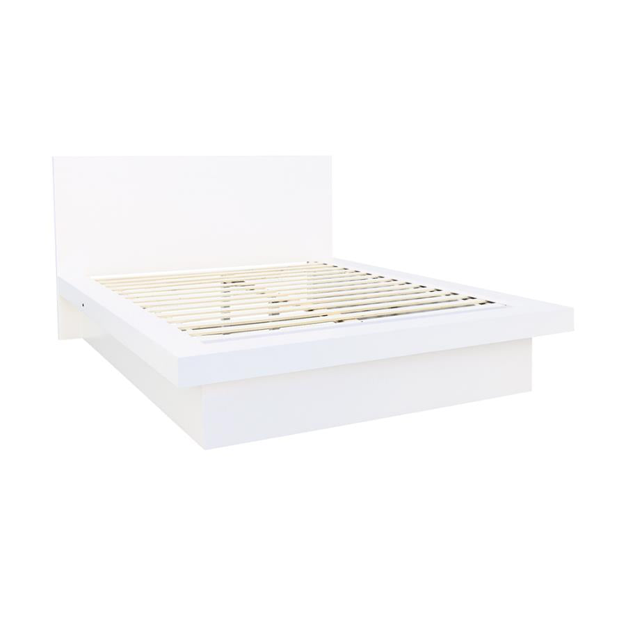Jessica White Queen Bed - furniture place usa