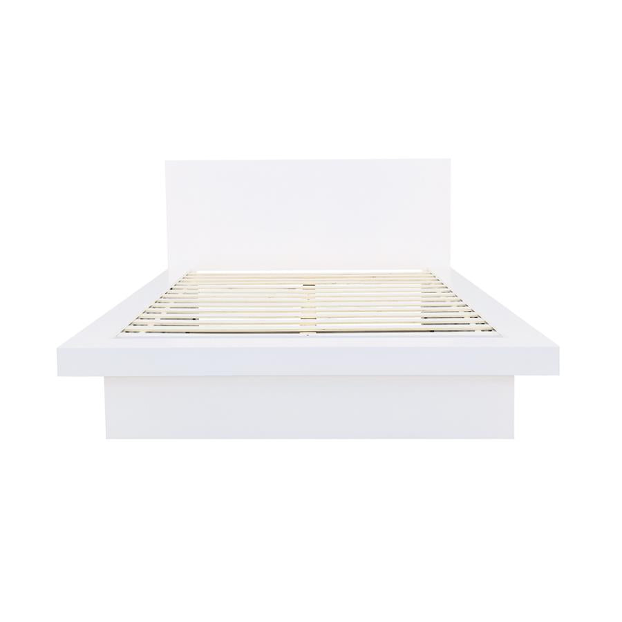 Jessica White Queen Bed - furniture place usa