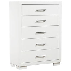 Jessica White Chest - furniture place usa