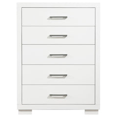 Jessica White Chest - furniture place usa
