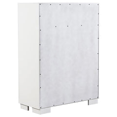 Jessica White Chest - furniture place usa