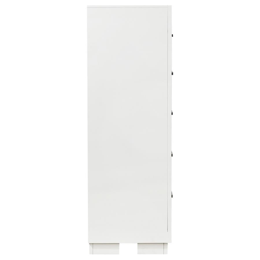 Jessica White Chest - furniture place usa