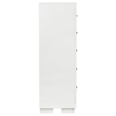 Jessica White Chest - furniture place usa