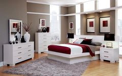 Jessica White Chest - furniture place usa