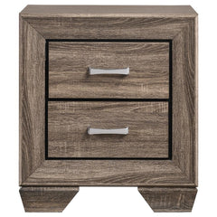 Kauffman Brown Nightstand - furniture place usa