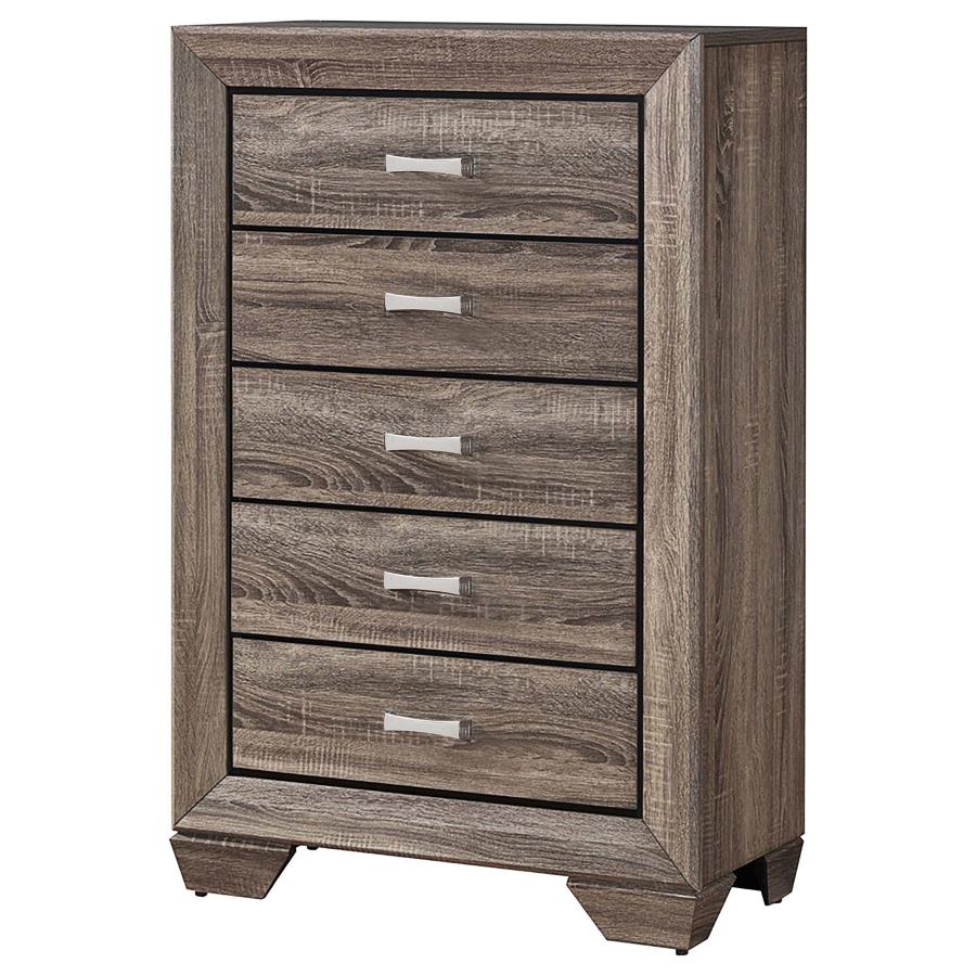Kauffman Brown Chest - furniture place usa