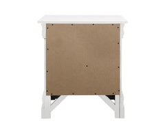 Louis Philippe White Nightstand - furniture place usa