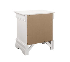 Louis Philippe White Nightstand - furniture place usa
