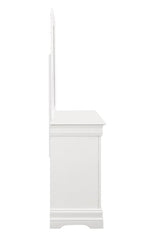Louis Philippe White Dresser - furniture place usa