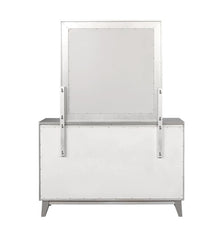 Leighton Silver Dresser Mirror - furniture place usa