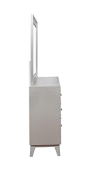Leighton Silver Dresser Mirror - furniture place usa