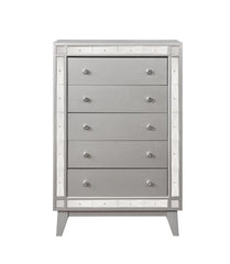 Leighton Silver Chest - furniture place usa