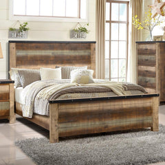 Sembene Brown Queen Bed - furniture place usa