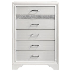 Miranda White Chest - furniture place usa
