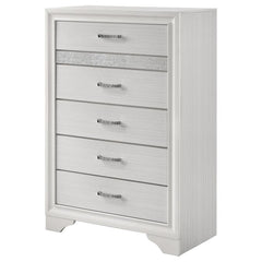 Miranda White Chest - furniture place usa