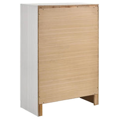 Miranda White Chest - furniture place usa