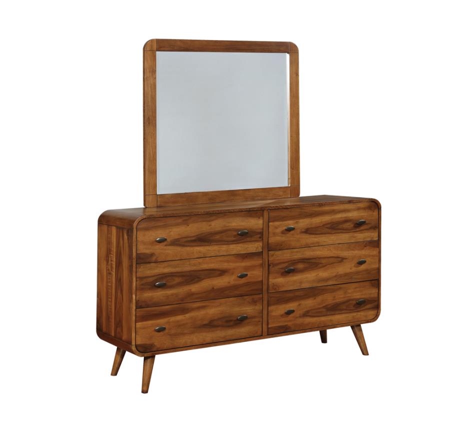 Robyn Brown Queen Bed 5 Pc Set - furniture place usa