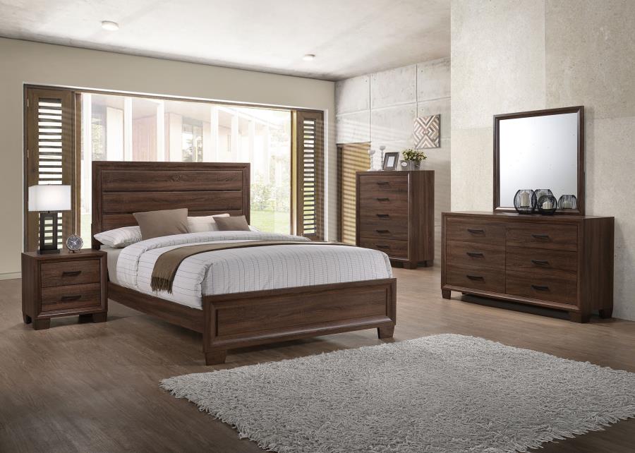 Brandon Brown Dresser Mirror - furniture place usa