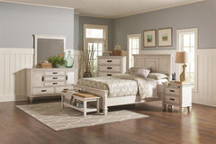 Franco Ivory California King Bed - furniture place usa