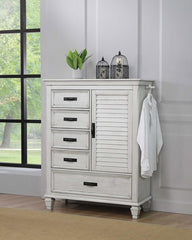 Franco Ivory Door Chest - furniture place usa