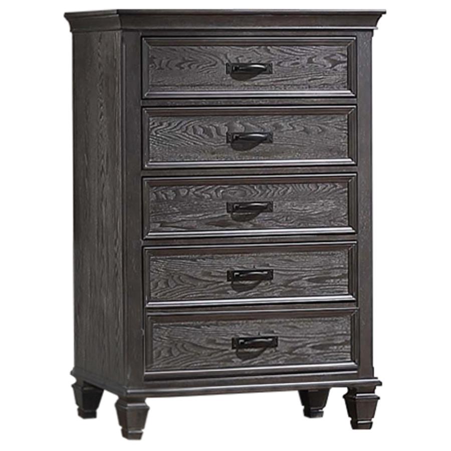 Franco Grey Chest - furniture place usa