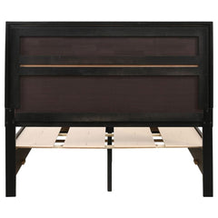 Miranda Black Full Storage Bed - furniture place usa