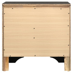 Miranda Black Nightstand - furniture place usa