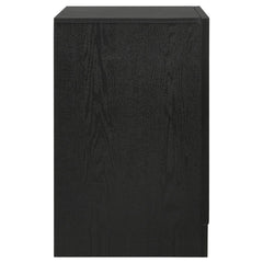 Miranda Black Nightstand - furniture place usa
