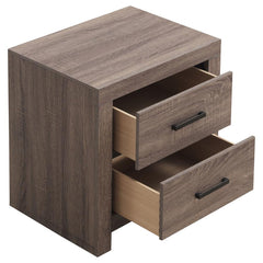 Brantford Brown Eastern King Bed 4 Pc Set - furniture place usa