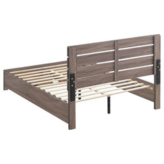 Brantford Brown Queen Bed 5 Pc Set - furniture place usa