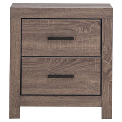 Brantford Brown Queen Bed 5 Pc Set - furniture place usa