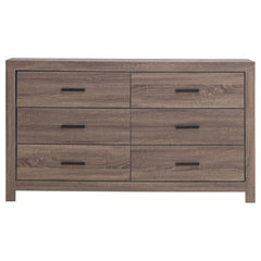 Brantford Brown Queen Bed 5 Pc Set - furniture place usa