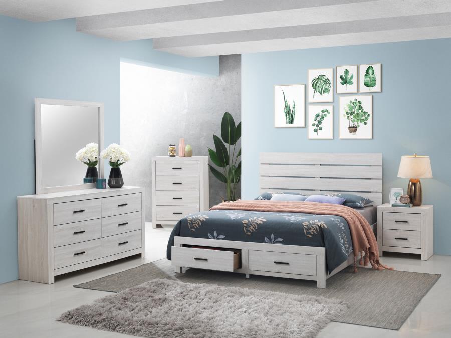 Brantford Ivory Nightstand - furniture place usa