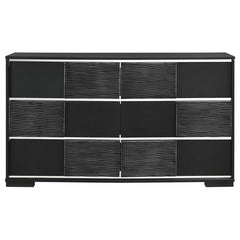 Blacktoft Black Eastern King Bed 5 Pc Set - furniture place usa