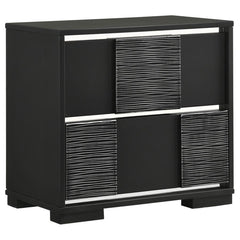 Blacktoft Black Nightstand - furniture place usa
