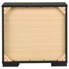 Blacktoft Black Nightstand - furniture place usa