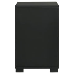 Blacktoft Black Nightstand - furniture place usa