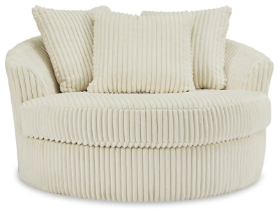 Lindyn Oversized Swivel Accent Chair - furniture place usa