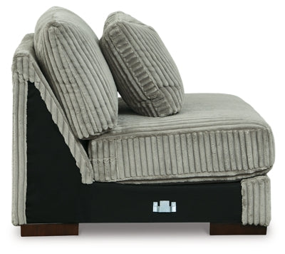 Lindyn Armless Chair - furniture place usa