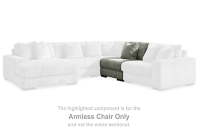Lindyn Armless Chair - furniture place usa